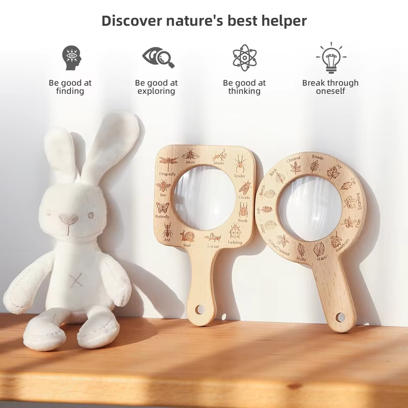 แว่นขยายไม้สำหรับเด็ก สำรวจธรร - Kids Outdoor Nature Toys บทวิจารณ์และราคา