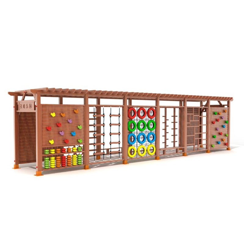 โครงปีนป่ายกลางแจ้งทำจากไม้สำห - Kids Outdoor Jungle Gym บทวิจารณ์และราคา