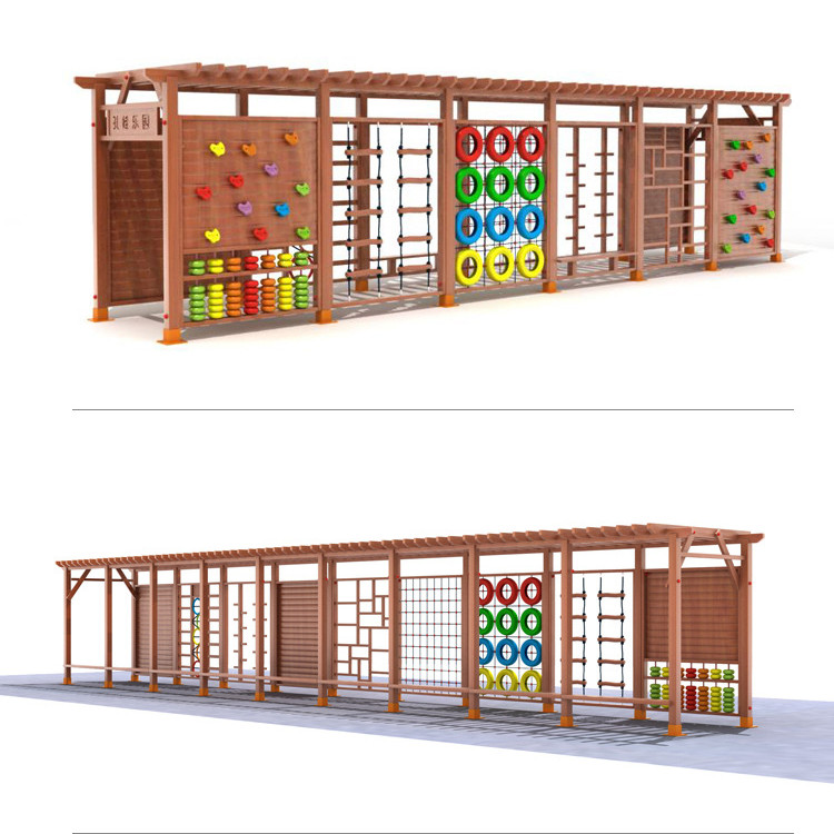 โครงปีนป่ายกลางแจ้งทำจากไม้สำห - Kids Outdoor Jungle Gym บทวิจารณ์และราคา
