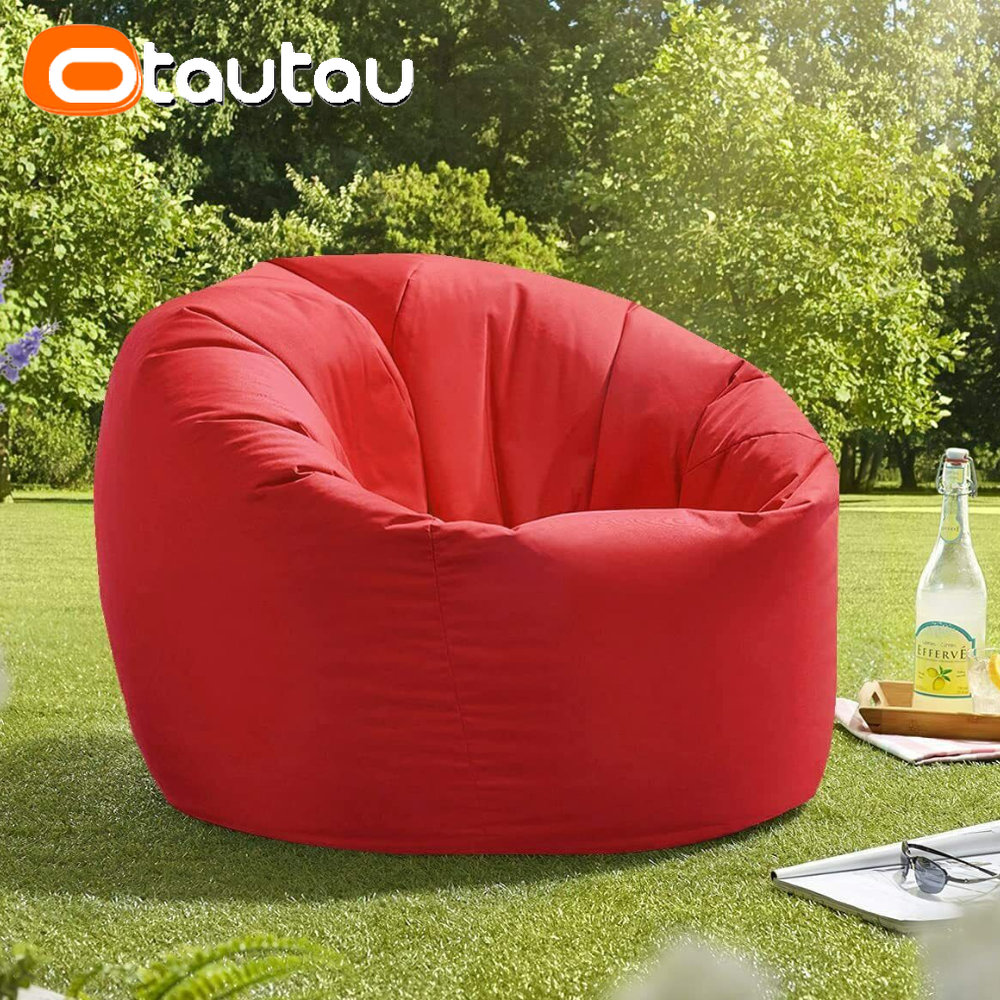 OTAUTAU กันน้ํากลางแจ้ง Bean B - Kids Outdoor Bean Bag Chair บทวิจารณ์และราคา